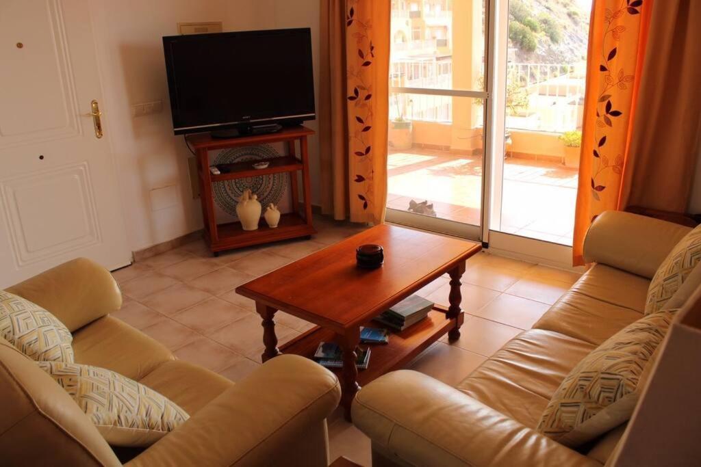 Appartamento Great Sea View, Pool & Parking Mojácar Esterno foto