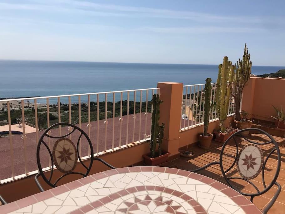 Appartamento Great Sea View, Pool & Parking Mojácar Esterno foto