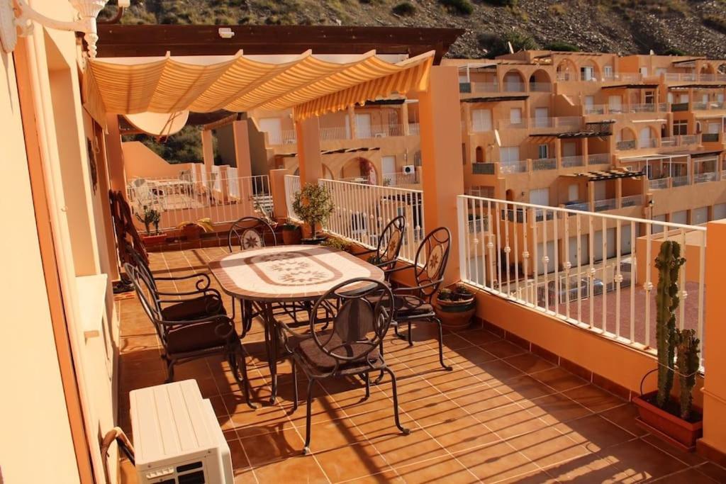 Appartamento Great Sea View, Pool & Parking Mojácar Esterno foto